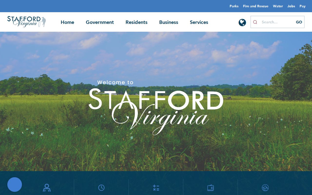 Stafford County warrant records and county government directory